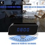 despertador cámara espía