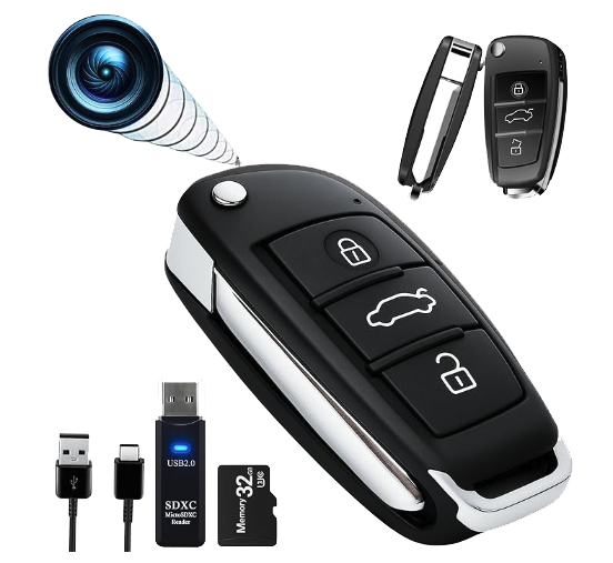 llavero coche con cámara
