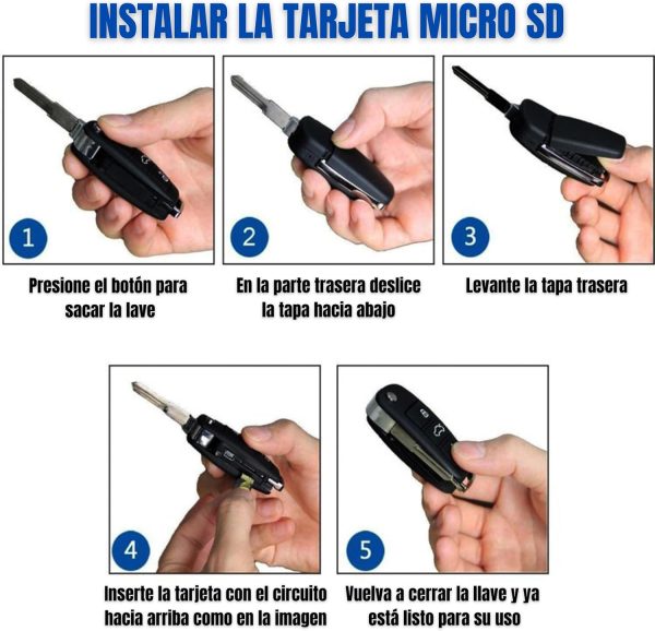 llavero coche cámara espía